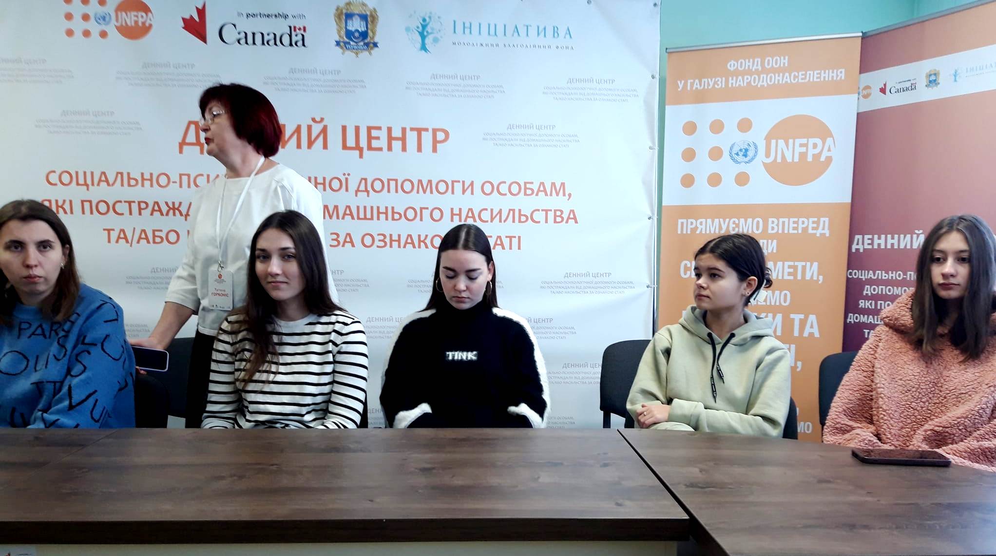 Виступ директора ТМЦСС Тетяни Горбоніс